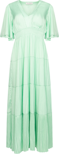 Angie Solid Dress Long - Mint