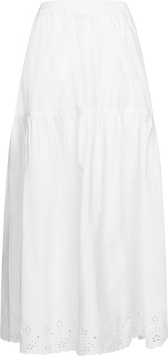 Abby Maxi Skirt - White