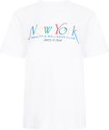 NY 94 T-Shirt - White/Ruby/Alpine/Paris Blue