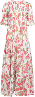 Bohemian Relaxed Dress - Pink Meadow