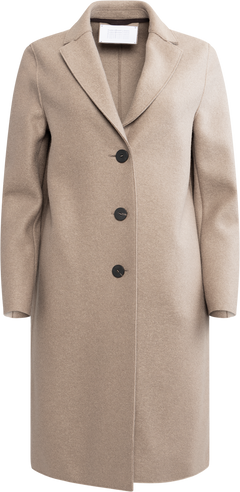 Overcoat Pressed Wool - Taupe