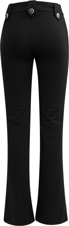Lexi Pants W Buttons - Black