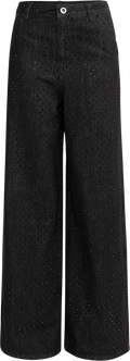 Rhinestone Jeans - Black