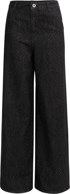 Rhinestone Jeans - Black