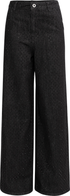 Rhinestone Jeans - Black