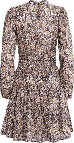 Jeanne Dress - Burnt Blockprint