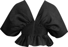 Elegi Solid S/Slv Top - Black