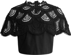 Drea Embroidery Top - Black