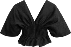 Elegi Solid S/Slv Top - Black