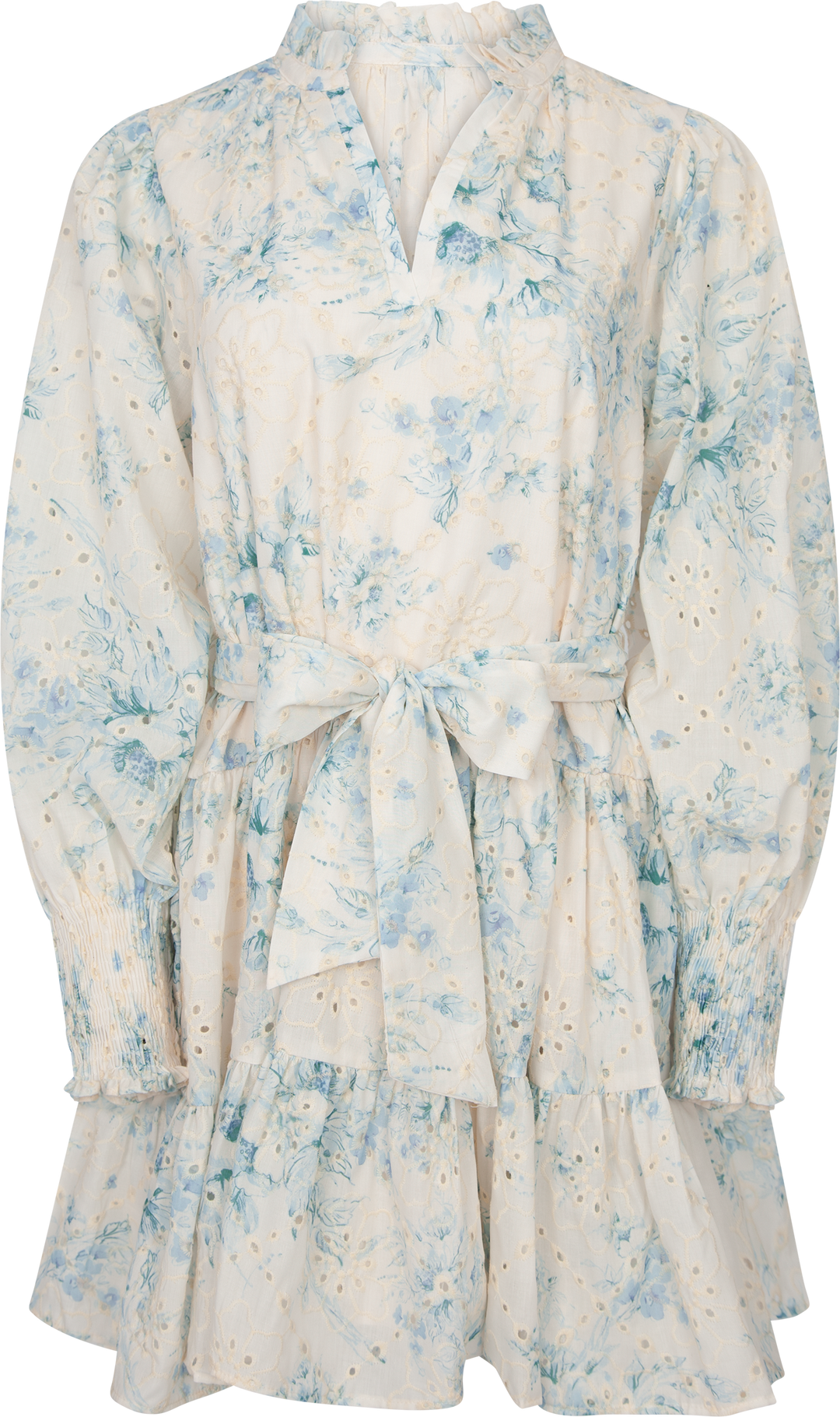 Delphine B Anglaise Dress - Blue