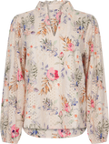 Grete Blouse - Sand/Dusty Green