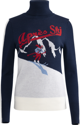 Afterski Sweater Women - Navy Blue