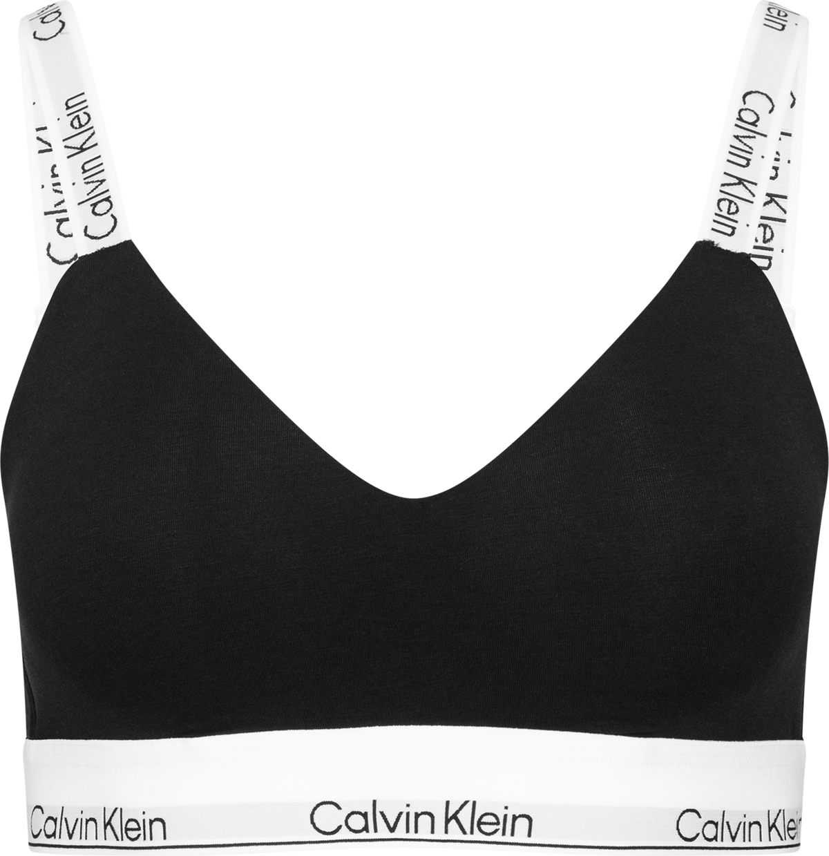Lightly Lined Bralette - Black