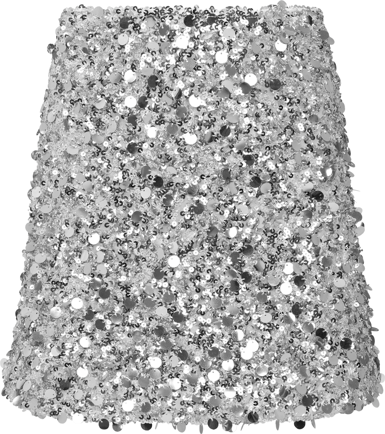 Emilyic Mini Skirt - Silver Sequin