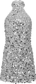 Emilyic Mini Dress - Silver Sequin