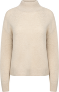 Celine Cashmere Sweater - Light Sand Melange