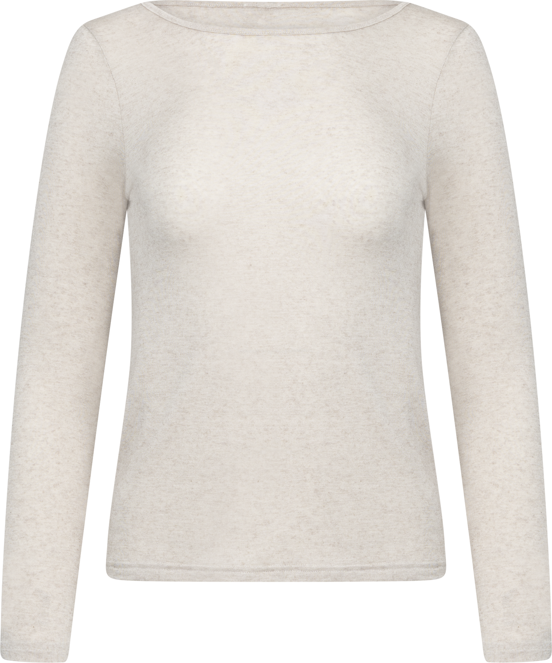 Perfect Line Cashmere Long Sleeve - Beige