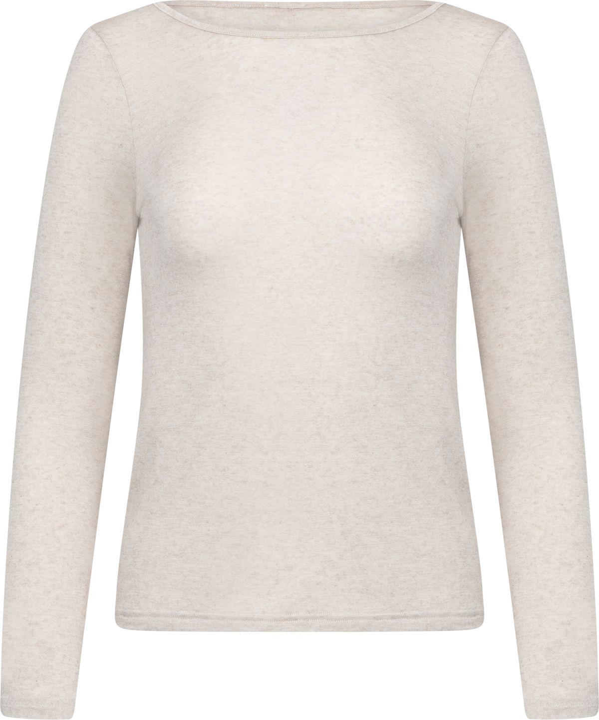 Perfect Line Cashmere Long Sleeve - Beige