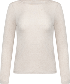 Perfect Line Cashmere Long Sleeve - Beige