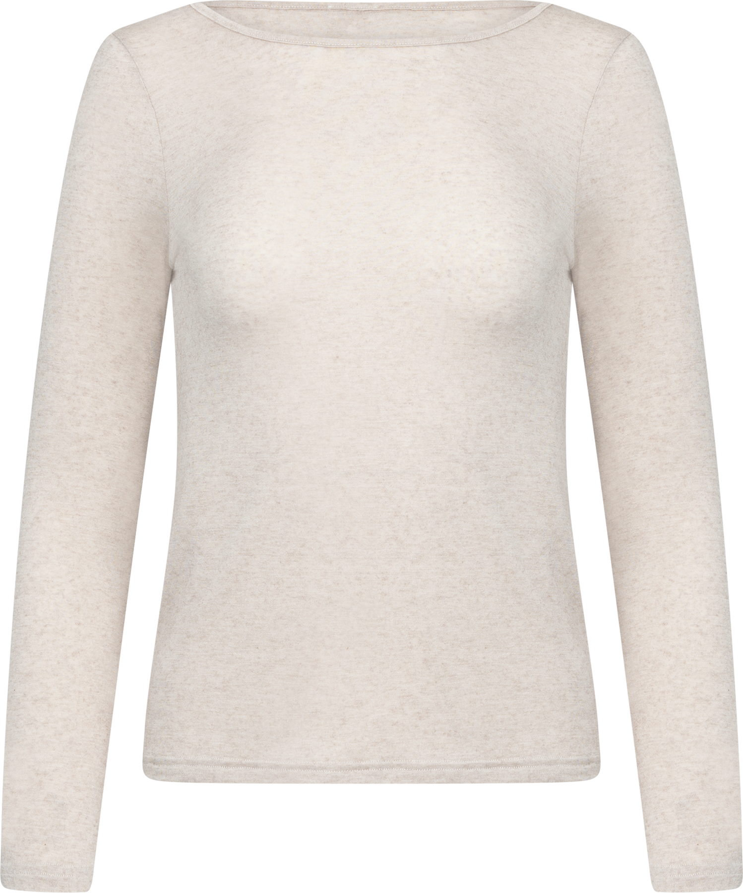 Perfect Line Cashmere Long Sleeve - Beige