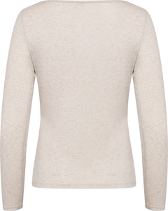 Perfect Line Cashmere Long Sleeve - Beige