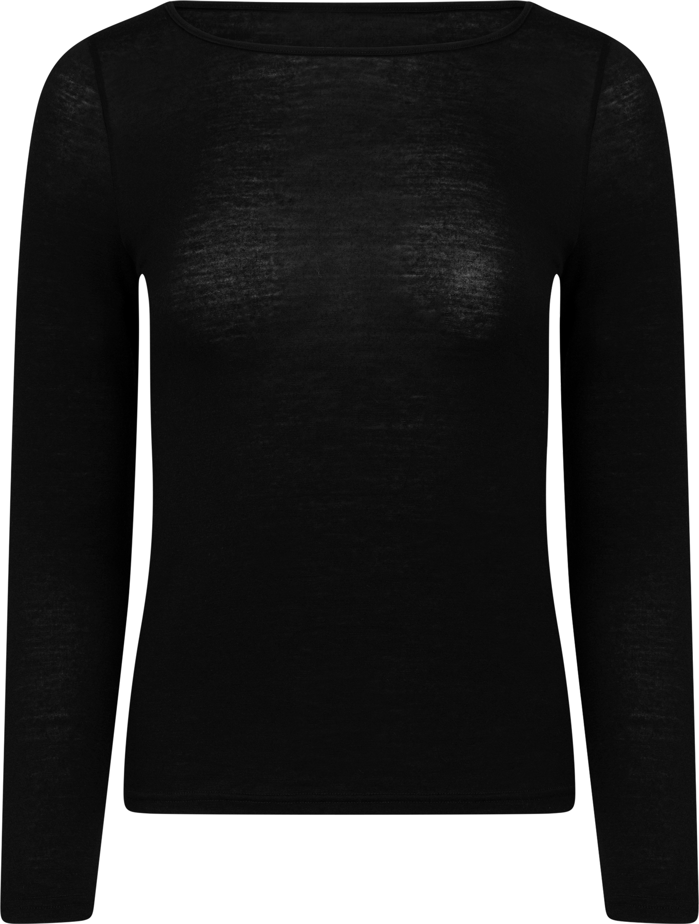 Perfect Line Cashmere Long Sleeve - Black