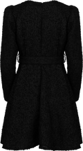 Boucle Belt Dress - Black