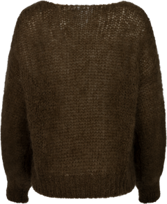 Milana Ls Mohair Knit - Cocoa