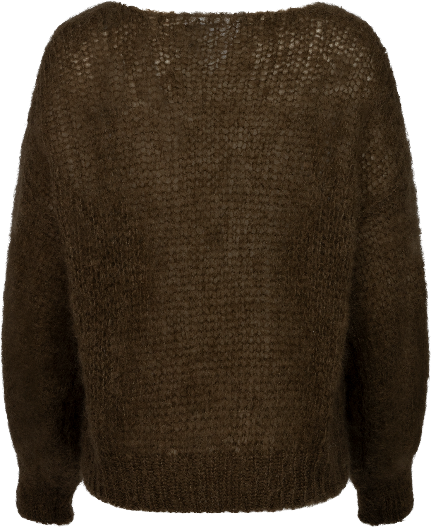 Milana Ls Mohair Knit - Cocoa