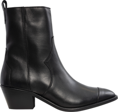 Austin Leather Ankle Boots - Black