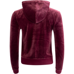 Robertson Classic Velour Zip Hoodie - Tawny Port