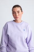 Organic Fitted Crewneck - Lavender