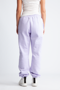Organic Fitted Sweat Pants - Lavender