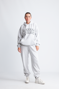 Heavy Sweat Hoodie - Light Grey Melange