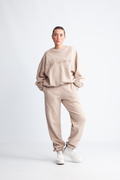 Heavy Sweat Crewneck - Simply Taupe Beige
