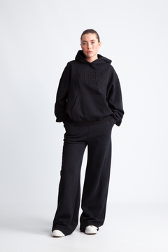Washed Heavy Sweatpants - Black