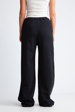 Washed Heavy Sweatpants - Black