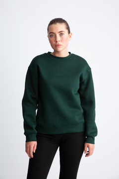 Lisa Hankie Ls Crew Neck Sweat - Scarab