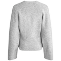 Elisabeth Knit Cardigan - Light Grey Melange