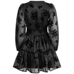 Noor Dress - Shiny Black