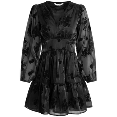 Noor Dress - Shiny Black