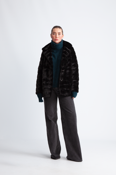 Bailey Faux Fur Coat Short - Black