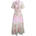Haley Long Dress - Pink