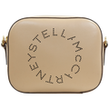 Logo Camera Crossbody Bag- Fawn