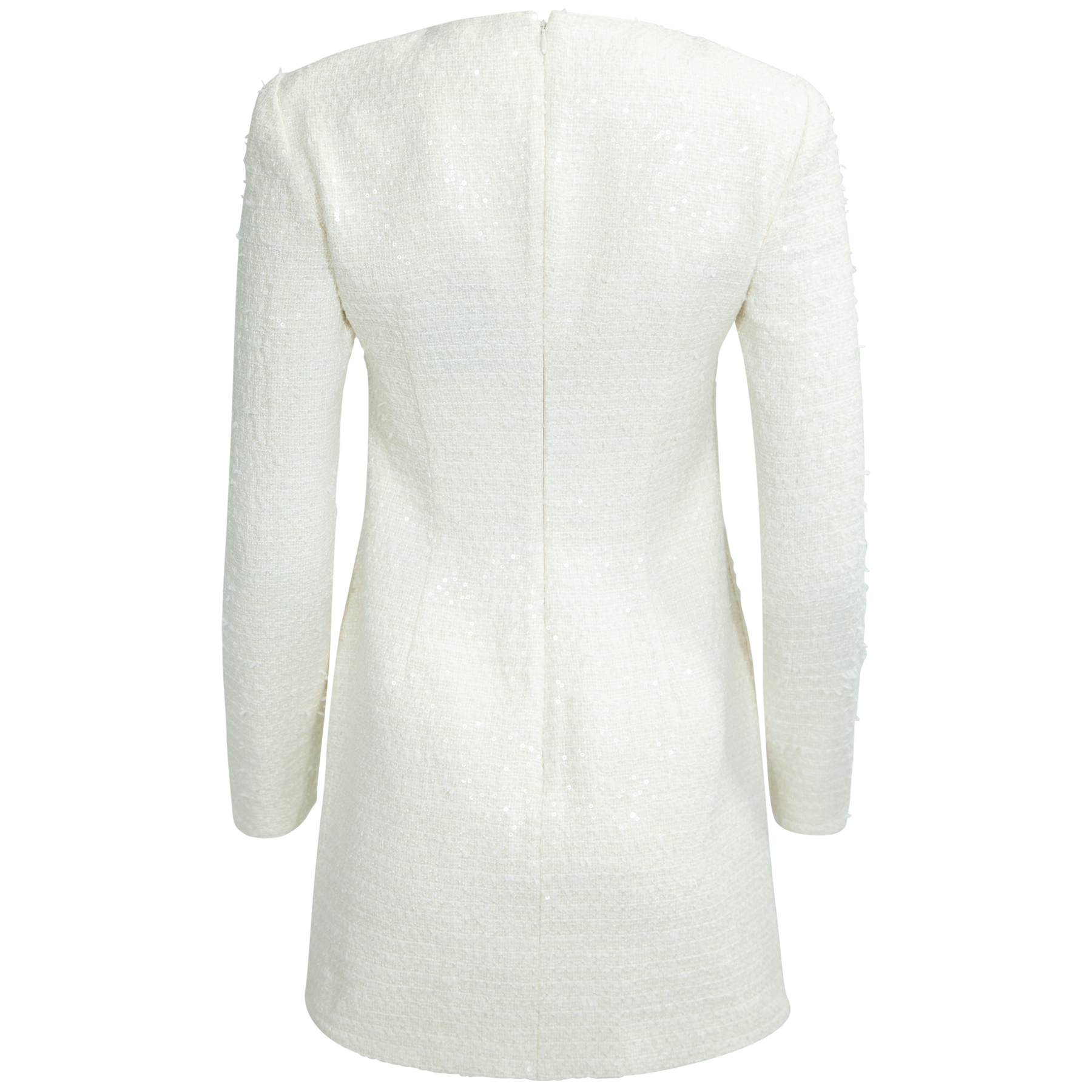 Self-Portrait - Kjoler - Boucle Diamante Bow Mini Dress - Cream - Villoid Self-Portrait - Kjoler - Boucle Diamante Bow Mini Dress - Cream - Villoid