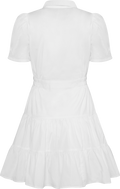 Aurora Dress - Sugar White Poplin