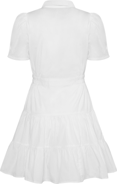 Aurora Dress - Sugar White Poplin