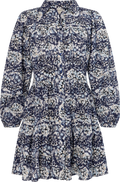 Vicky Dress - Blue Flower