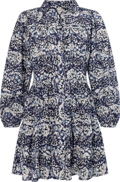 Vicky Dress - Blue Flower