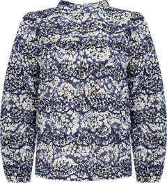 Karoline Blouse - Blue Flower